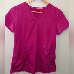 Ava Therese scrubs, color pink, lightly worn.